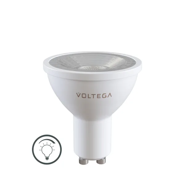 Лампа св/д GU10 6Вт 4000K Белый Sofit dim GU10 Lens 7109 Voltega — фото 2