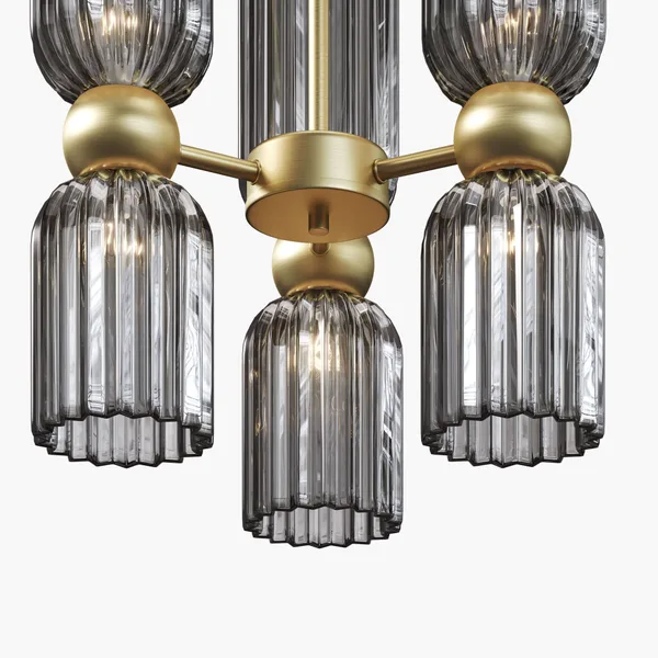 Подвесной светильник 6*E14 40Вт Золото IP20 Antic MOD302PL-06GR Maytoni — фото 2