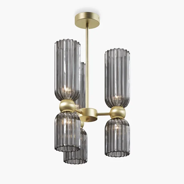 Подвесной светильник 6*E14 40Вт Золото IP20 Antic MOD302PL-06GR Maytoni — фото 4