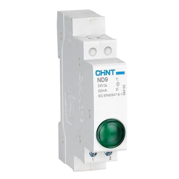 Индикатор ND9-1/y желтый AC/DC230В (LED) (R) CHINT