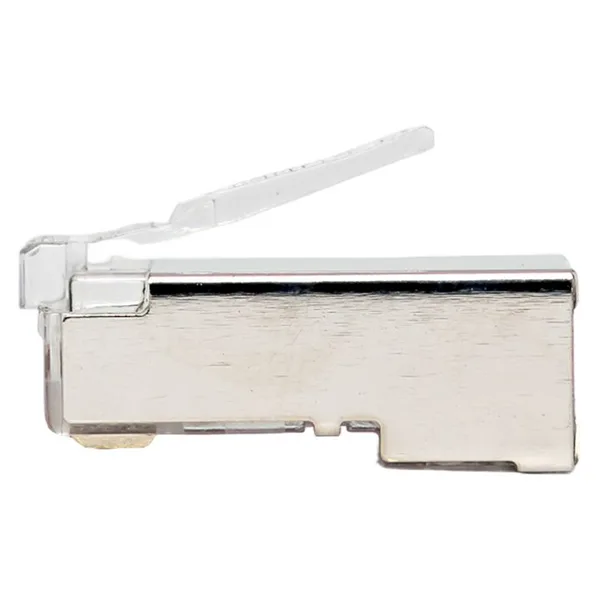 Коннектор RJ-45 TERACOM PRO экранированный 8P8C 30мкд Cat,5E универсальный (упак,20шт) EKF — фото 4
