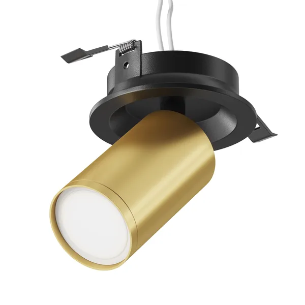 Потолочный светильник 1*GU10 10Вт Черный и Матовое золото IP20 Ceiling & Wall C048CL-U-1BMG Technical Maytoni — фото 2