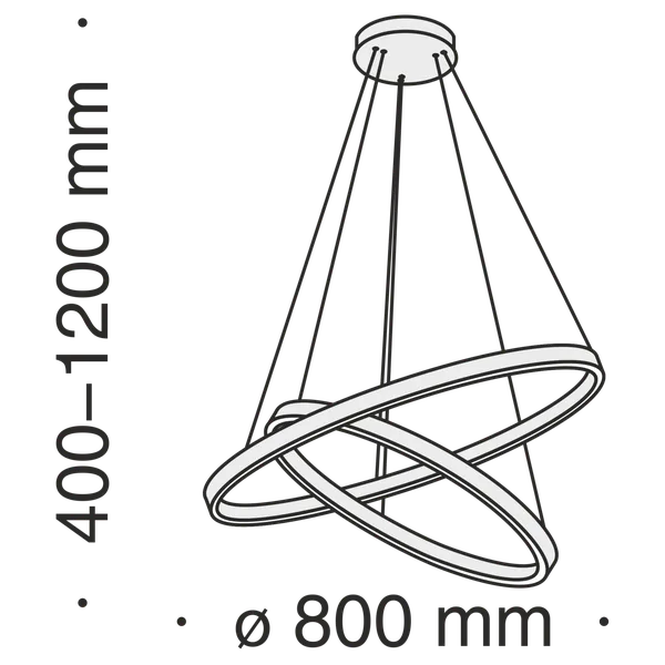 Подвесной светильник 88Вт 4000K Латунь IP20 Rim MOD058PL-L74BS4K Technical Maytoni — фото 5