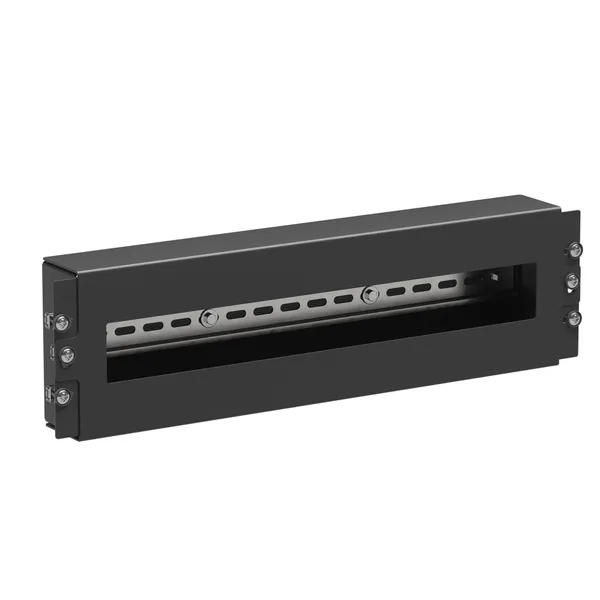 Модуль 3U с DIN рейкой для 19" IT-корпусов, RAL9005 DKC