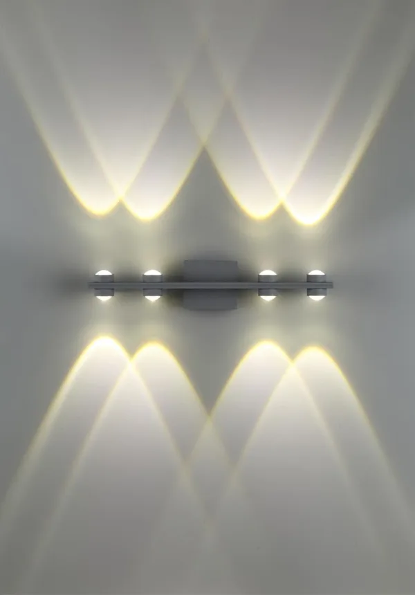 Ландшафтный настенный св-к IP54 LED 4000K 16W 85-265V CALLE темно-серый NOVOTECH — фото 4