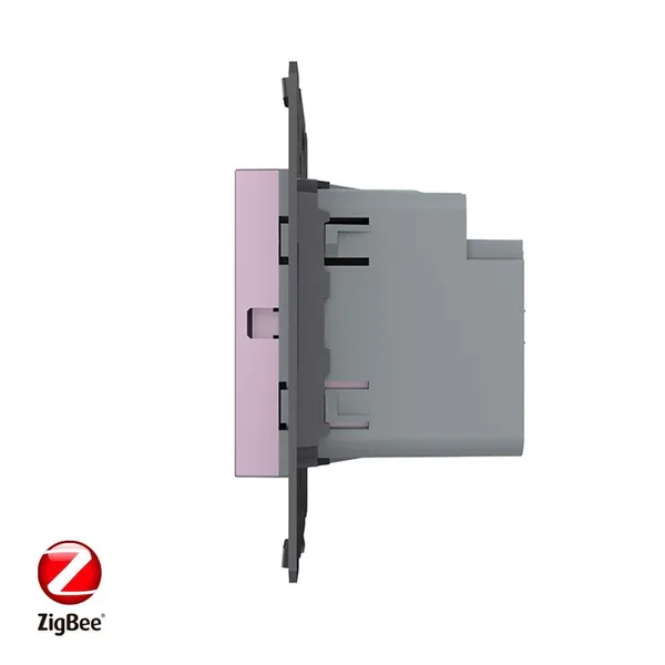 Одноклавишный сенсорный выключатель ZigBee Module, цвет розовый (механизм) Livolo — фото 3