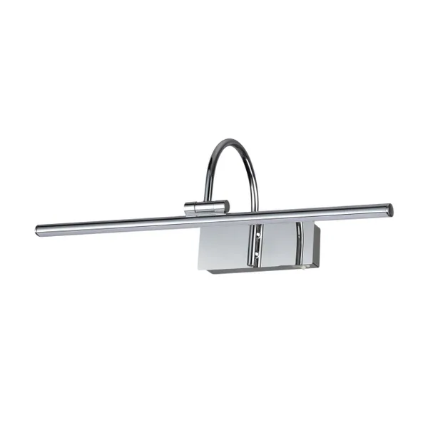 Подсветка для картин с выкл.LED 8W 4000К 450Лм GEBA хром/металл/акрил ODEON LIGHT