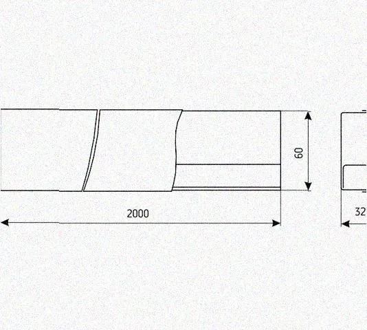 Лоток ЛМ60.30 УТ1,5, с разъеденителем оцинкованный лист S0,8 Курганский ЗЭМИ — фото 2