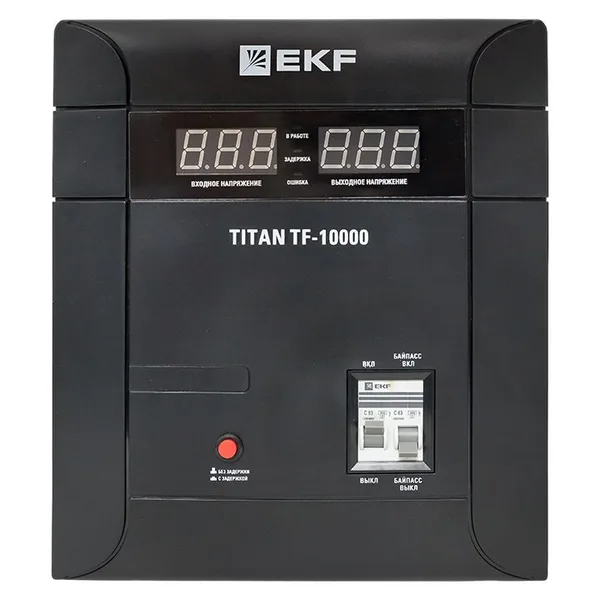 Стабилизатор напряжения электронный напольного исполнения TITAN -ТF-10000 EKF — фото 2
