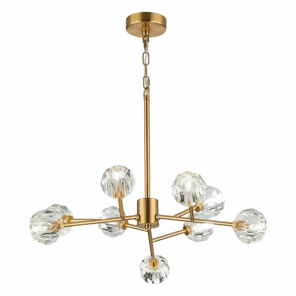 Светильник подвесной Латунь/Прозрачный G9 LED 9*5Вт SL1166.303.09 ST LUCE
