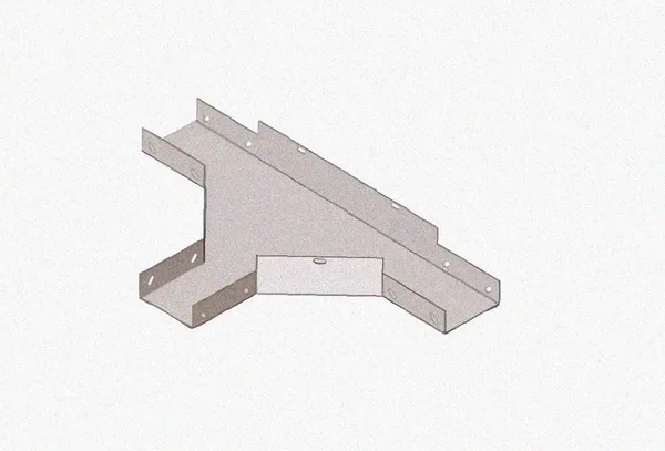 Лоток тройниковый глухой ОТГ 300х80 УХЛ1, горячее цинкование S1,5 Курганский ЗЭМИ
