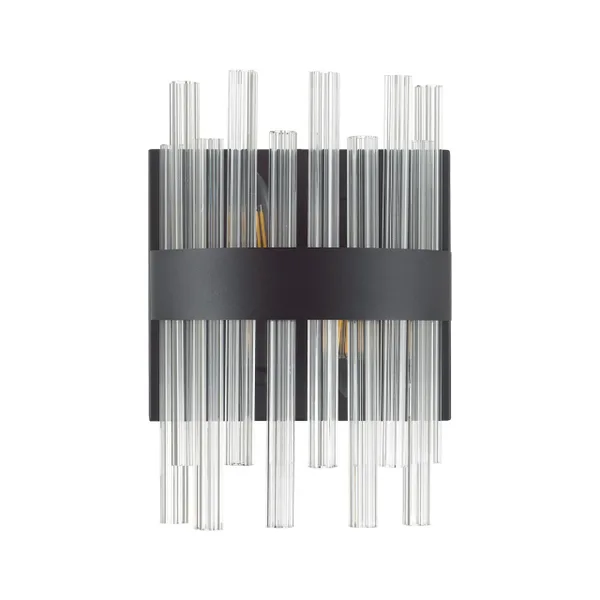 Бра E14 2*40W 220V MITSUKO черный LUMION