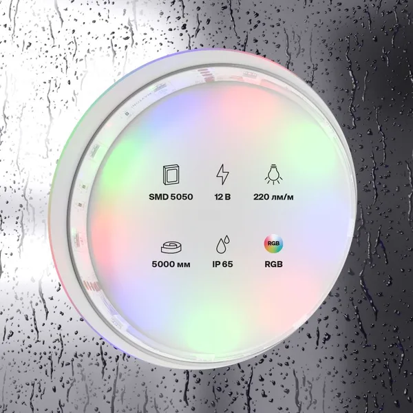 Лента светодиодная 12В 5050 7,2Вт/м 30LED/м RGB 5м IP65 Technical Maytoni — фото 3