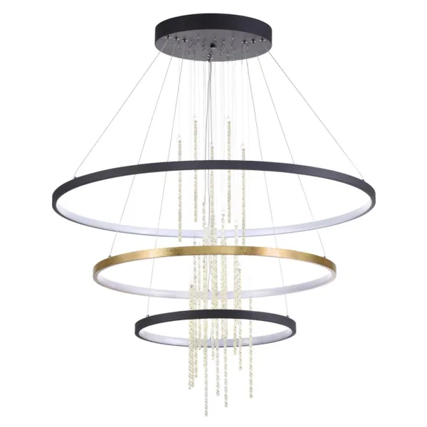 Подвесной св-к LED 4000K 113W 220V MONICA золотистый/стекло/металл ODEON LIGHT