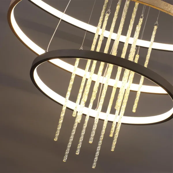 Подвесной св-к LED 4000K 113W 220V MONICA золотистый/стекло/металл ODEON LIGHT — фото 5
