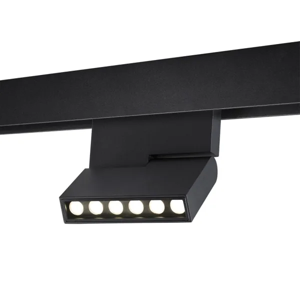 Трековый св-к димм.с ДУ,со сменой цв.темп.IP20 LED 3000~6500К 12W 48V черный FLUM D NOVOTECH — фото 3