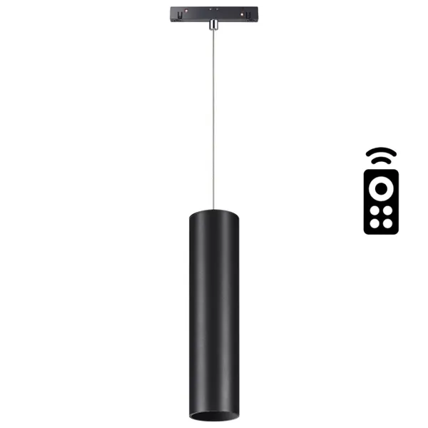 Трековый св-к димм.с ДУ,со сменой цв.темп.IP20 LED 3000~6500К 20W 48V черный FLUM B NOVOTECH