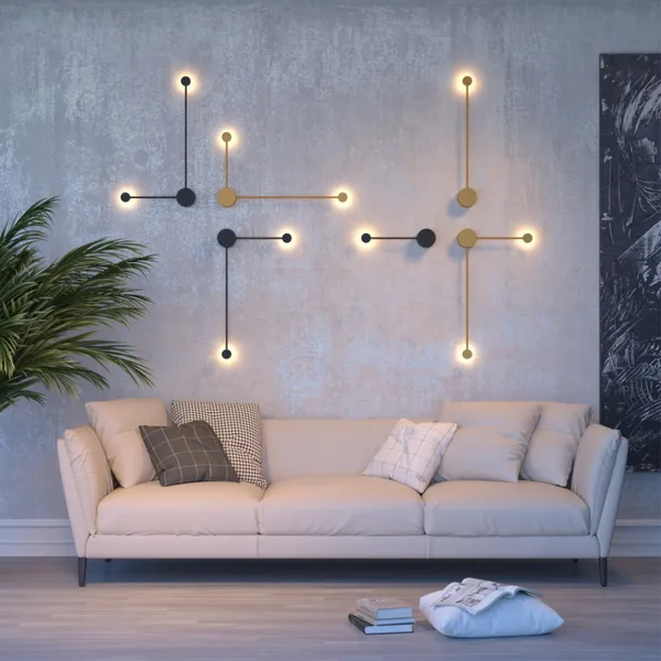 Настенный св-к LED 4000K 5W 220V SATELLITE золотистый/металл B ODEON LIGHT — фото 2