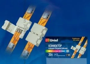 Клемма соед. зажим-зажим 2-х конт. SMD5050 IP20 UTC-L-2/B20-NNN WHITE Uniel