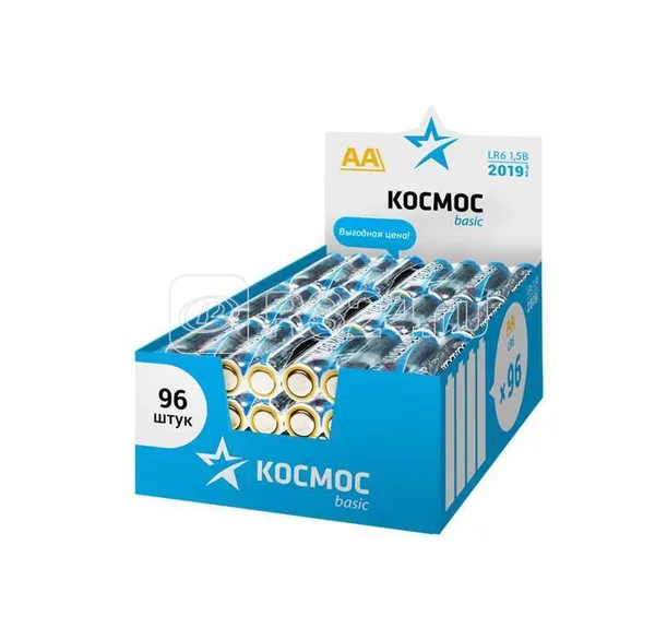 Элемент питания алкалиновый LR6 Космос (1ш)