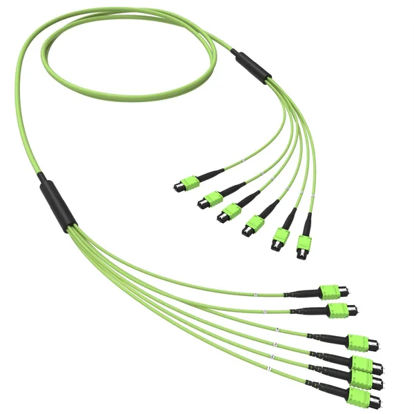 Оптическая магистральная сборка 72 ОВ 50/125 OM5, 6xMTP PRO(12)m/6xMTP PRO(12)m, тип В, 500 м DKC