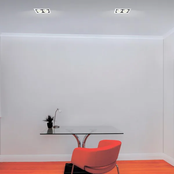 Встр.карданный св-к IP20 LED 4000К 2*24W 100-265V GESSO бел/черн NOVOTECH — фото 2