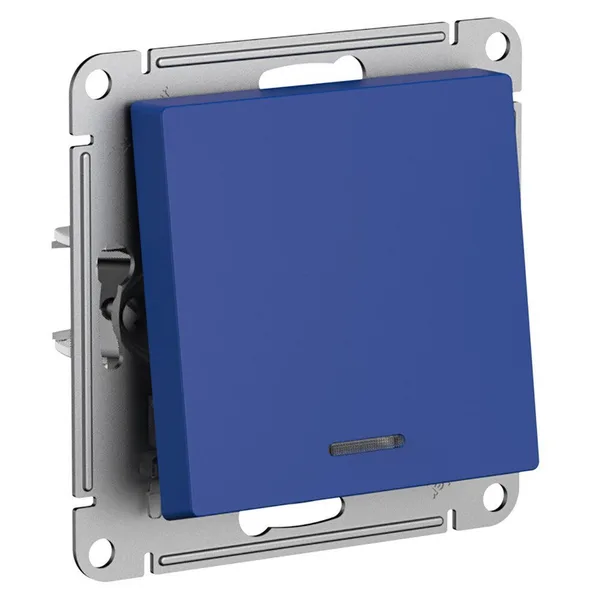 ATLASDESIGN Переключатель 1-клавишный с подсветкой, аквамарин Schneider Electric Systeme Electric (Schneider Electric) — фото 3