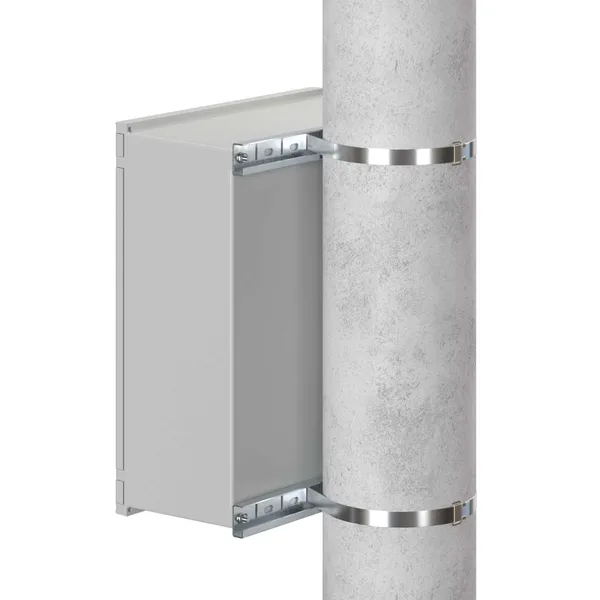 Комплект крепления на столб для цельного навесного шкафа из фибергласа, Ш=250 мм DKC — фото 2