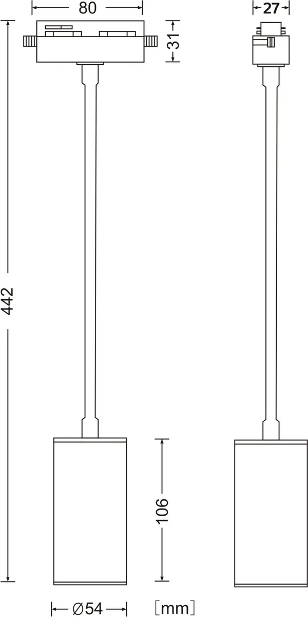 Светильник трековый 1*GU10 50Вт Черный IP20 Track lamps TR010-1-GU10-B Technical Maytoni — фото 2