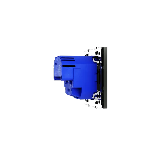 Розетка встраиваемая Voltum S70 с заземлением и защитными шторками, 16А, с USB, A+C, (титан) — фото 24