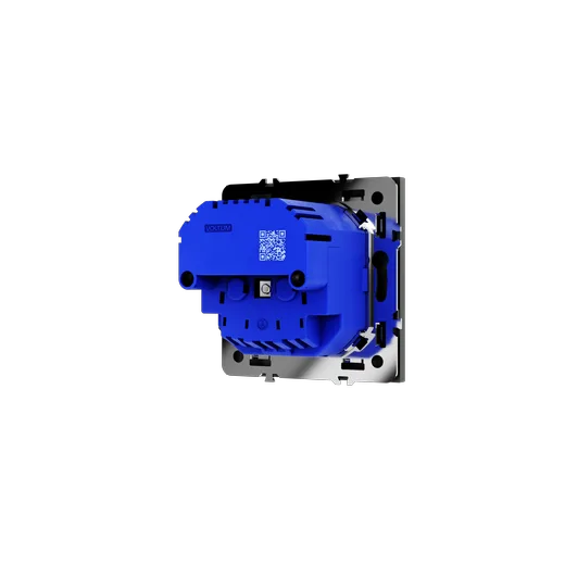 Розетка встраиваемая Voltum S70 с заземлением и защитными шторками, 16А, с USB, A+C, (титан) — фото 4