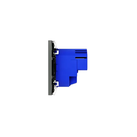 Розетка встраиваемая Voltum S70 с заземлением и защитными шторками, 16А, с USB, A+C, (титан) — фото 12