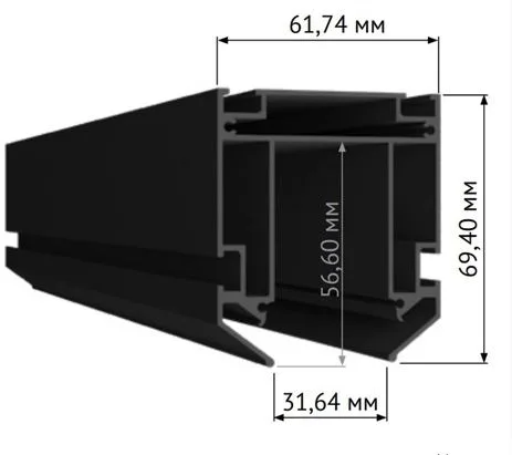 Профиль для монтажа SKYLINE 220 в натяжной ПВХ потолок (S25) 2м ST015.129.02 ST LUCE