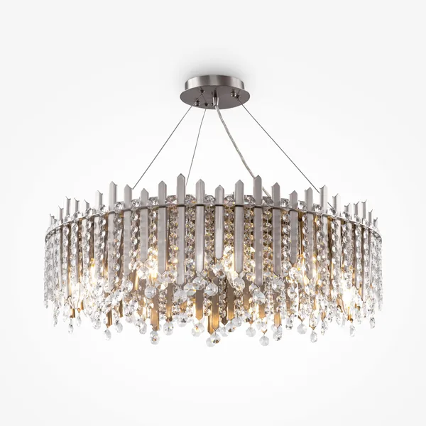 Подвесной светильник 12*E14 40Вт Никель IP20 Rocio MOD036PL-12N Maytoni — фото 2