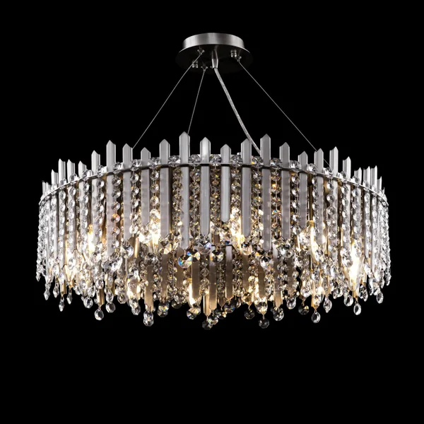 Подвесной светильник 12*E14 40Вт Никель IP20 Rocio MOD036PL-12N Maytoni — фото 4