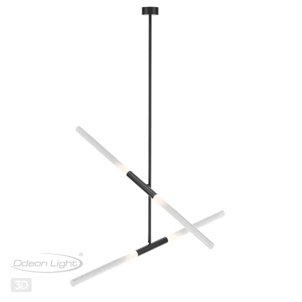 Потолочный св-к IP20 G9 4*40W SOHO черный ODEON LIGHT — фото 4