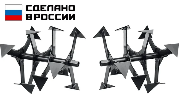 Ф-1, HEX 23, фрезы гусиные лапки для мотоблоков ЗУБР