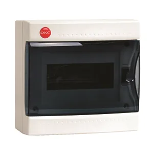 ЩРн-П-8, IP41, белый, с клеммным блоком 1х87508 и замком DKC