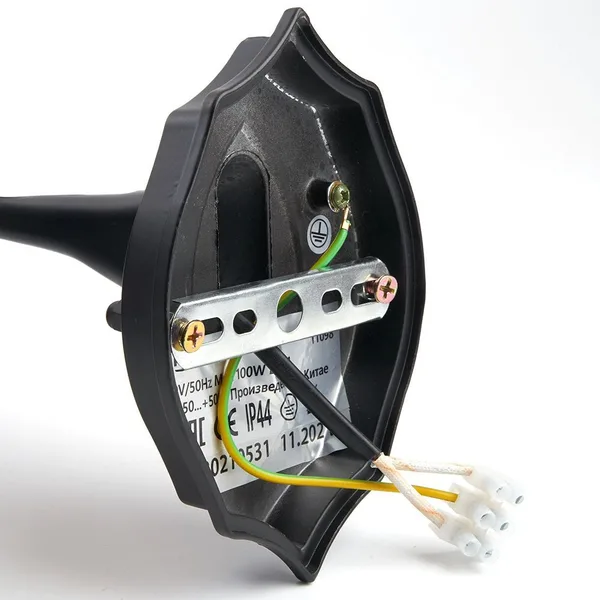 Светильник садово-парковый Feron 8101/PL8101 восьмигранный на стену вверх 100W E27 230V, черный — фото 6