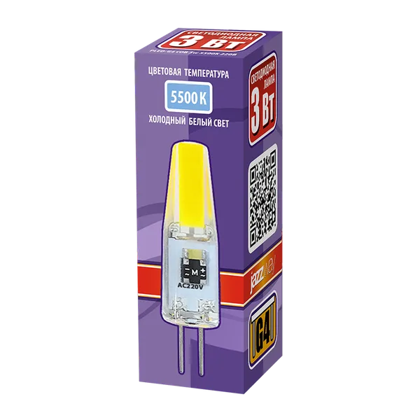 Лампа светодиодная LED 3Вт G4 220В JazzWay — фото 2