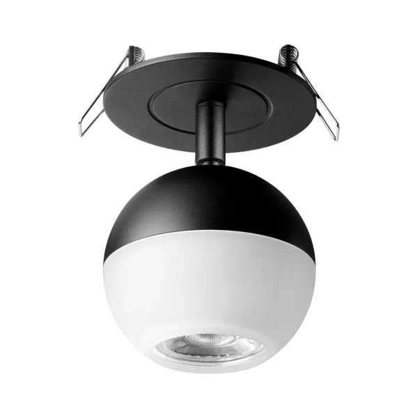 Св-к встр.IP20 GU10 9W 220V GARN черный NOVOTECH — фото 5