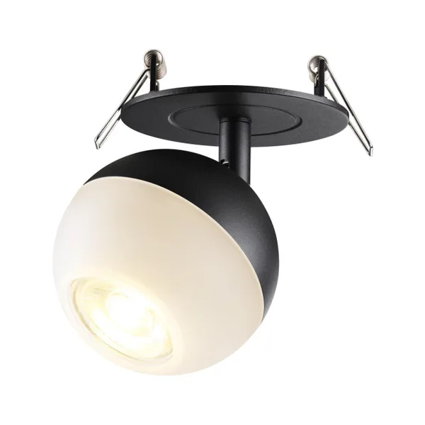 Св-к встр.IP20 GU10 9W 220V GARN черный NOVOTECH — фото 4
