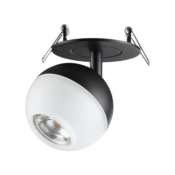 Св-к встр.IP20 GU10 9W 220V GARN черный NOVOTECH