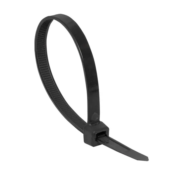 Хомут нейлоновый черный (4,8х380) (100шт) Basic EKF