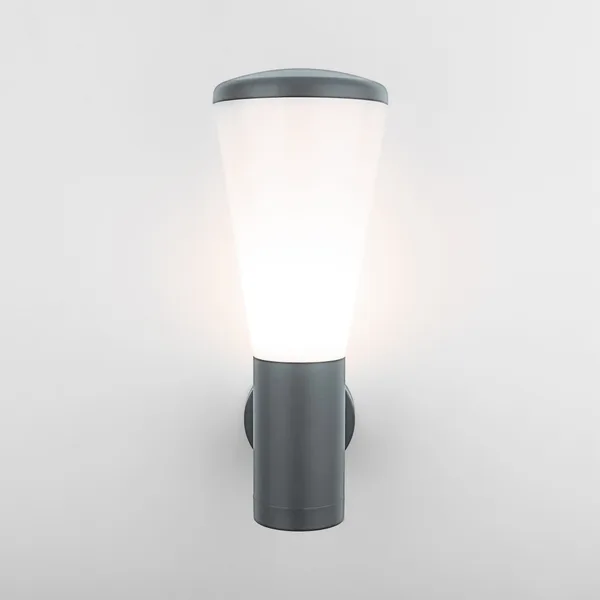 Настенный уличный светильник 1*E27 серый IP54 (a049710) Elektrostandard — фото 4