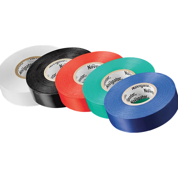 Изолента ПВХ 19мм (рул.20м) бел. NIT-A19-20/WH Navigator 71109