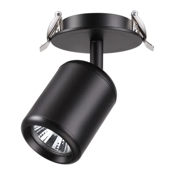 Встр.св-к IP20 GU10 50W 220V PIPE черный B NOVOTECH