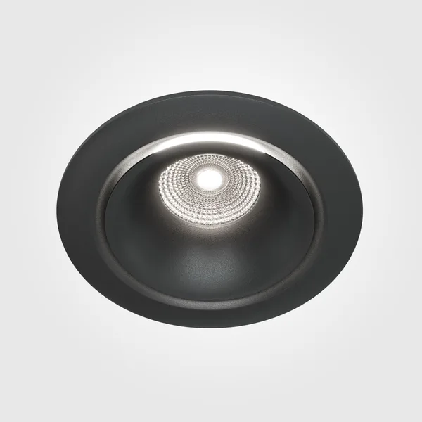 Встраиваемый светильник LED 12Вт Черный IP20 Downlight DL031-L12W4K-B Technical Maytoni — фото 3