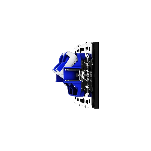 Розетка компьютерная встраиваемая Voltum S70 двойная RJ45+RJ45 КАТ.6, (черный матовый) — фото 24