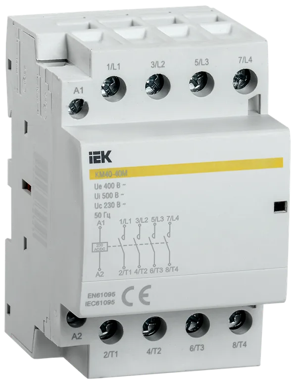 Контактор модульный КМ40-40М AC/DC IEK